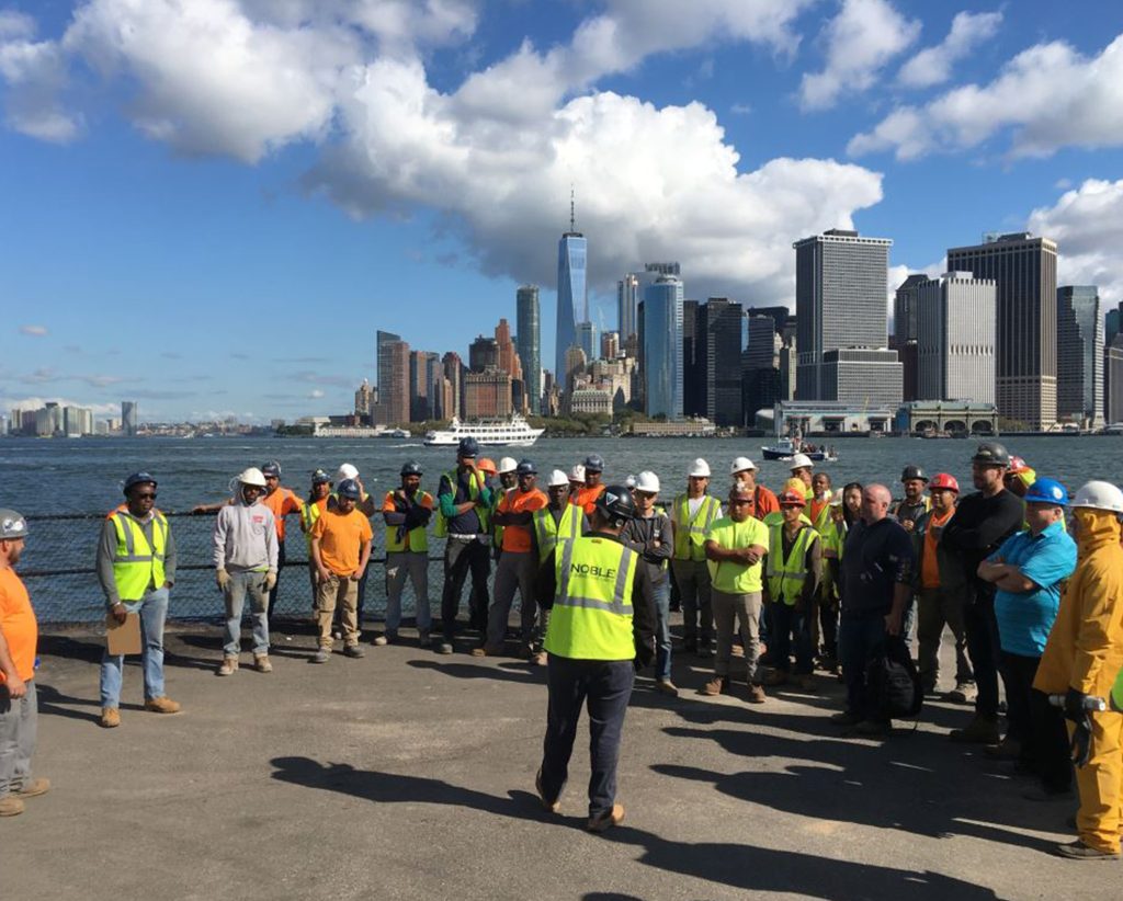 The construction industry, and, in particular, the tri-state area, has some of the most stringent safety requirements in the nation, thereby demanding safety leadership. Noble’s ownership and veteran construction team members possess significant field experience in construction site safety.